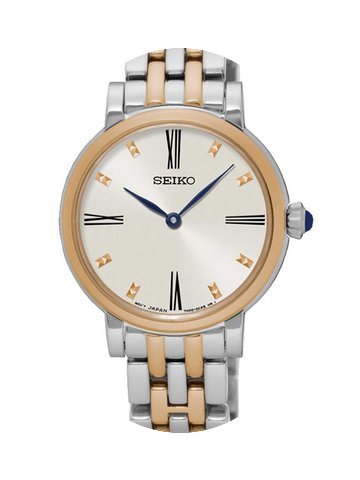Seiko SFQ816P1 Ladies Modern Damenuhr bi...
