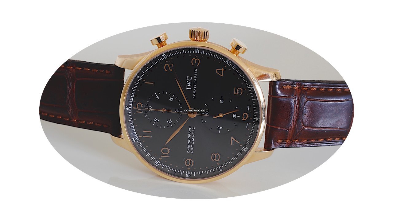 IWC Portuguese Chronograph Rose Gold...