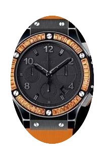 Hublot 41mm Big Bang Black Orange Diamon...