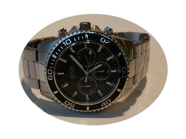 Guess Sporty Men's U0170G1 Chronograph S...
