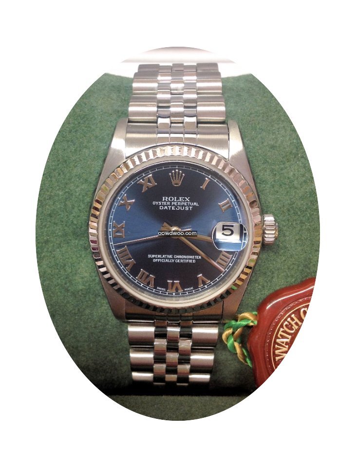 Rolex Datejust 78274 - 31mm Serviced By ...