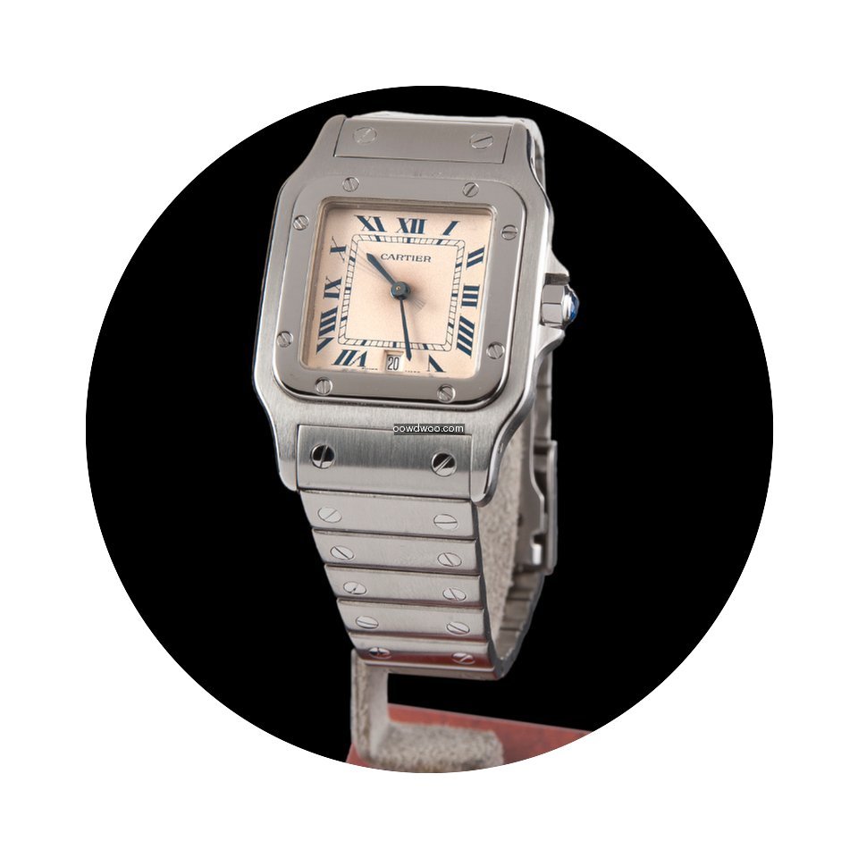 Cartier Santos Galbée Steel Quartz Men ...
