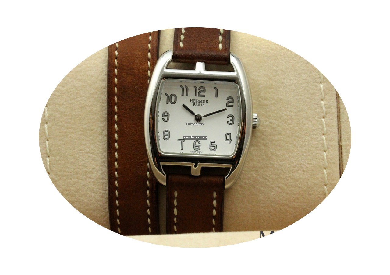 Hermès Cape Cod Tonneau Bracelet Double...