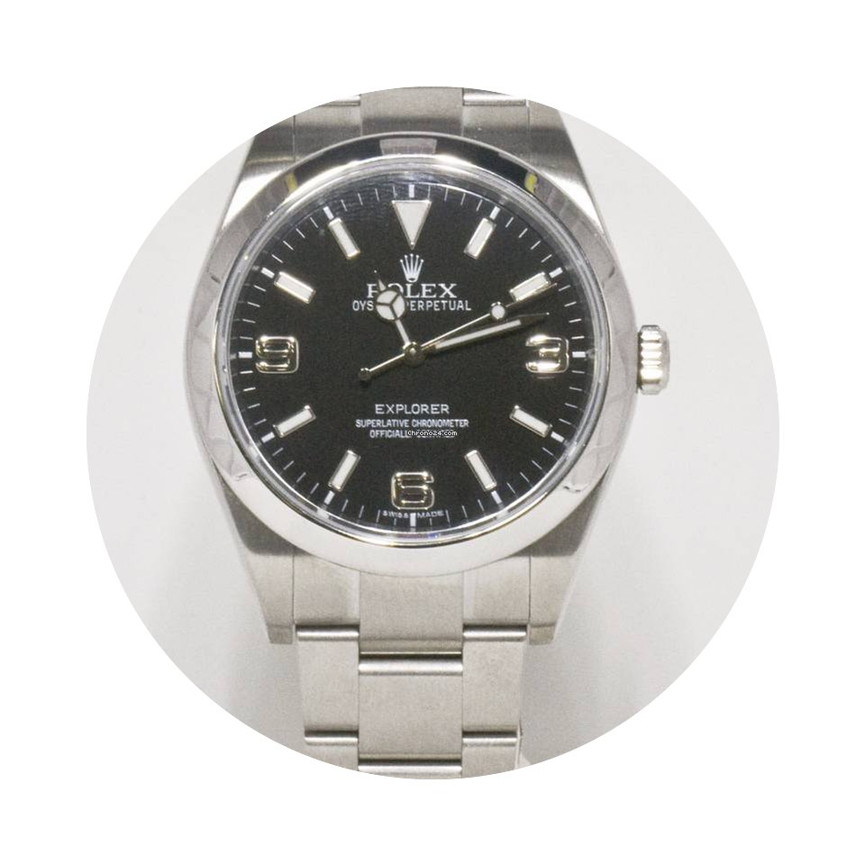 Rolex Explorer 214270 39mm Watch Black F...