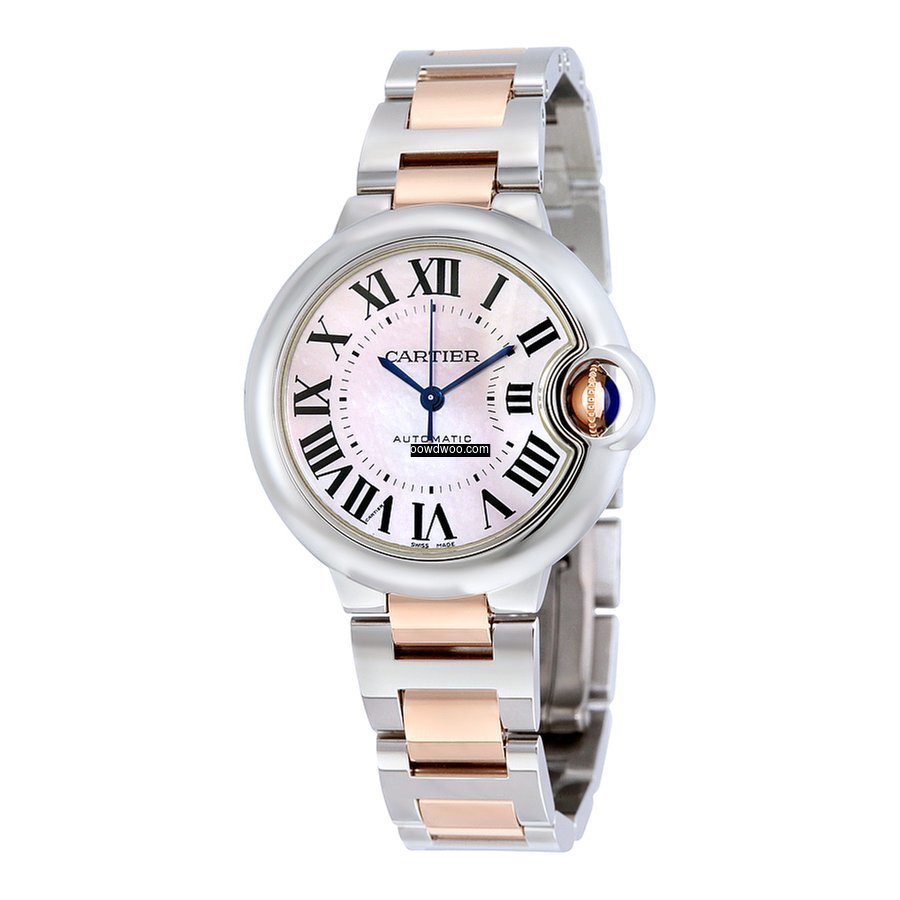 Cartier Ballon Bleu Mother of Pearl Auto...