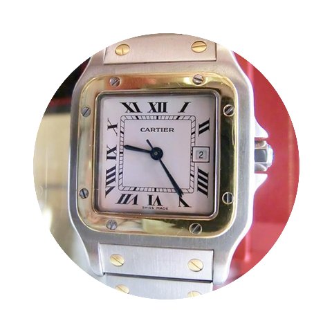 Cartier Santos Damenuhr Automatik...