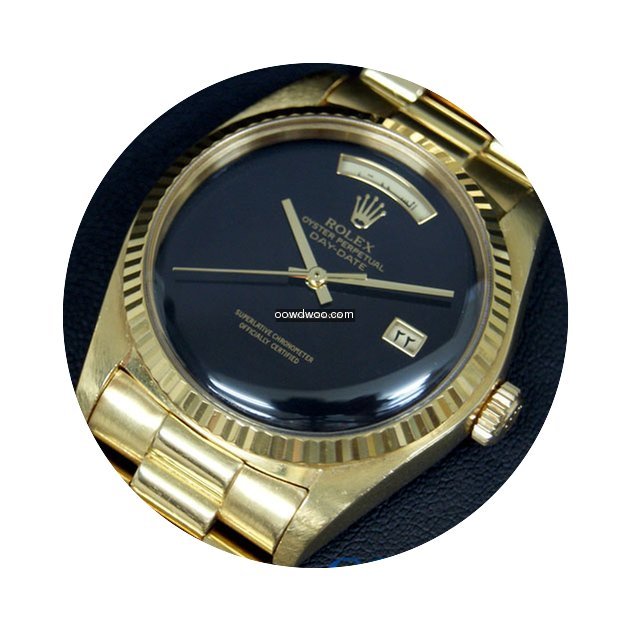 Rolex Day-Date Black Onyx Dial Ref.18038...