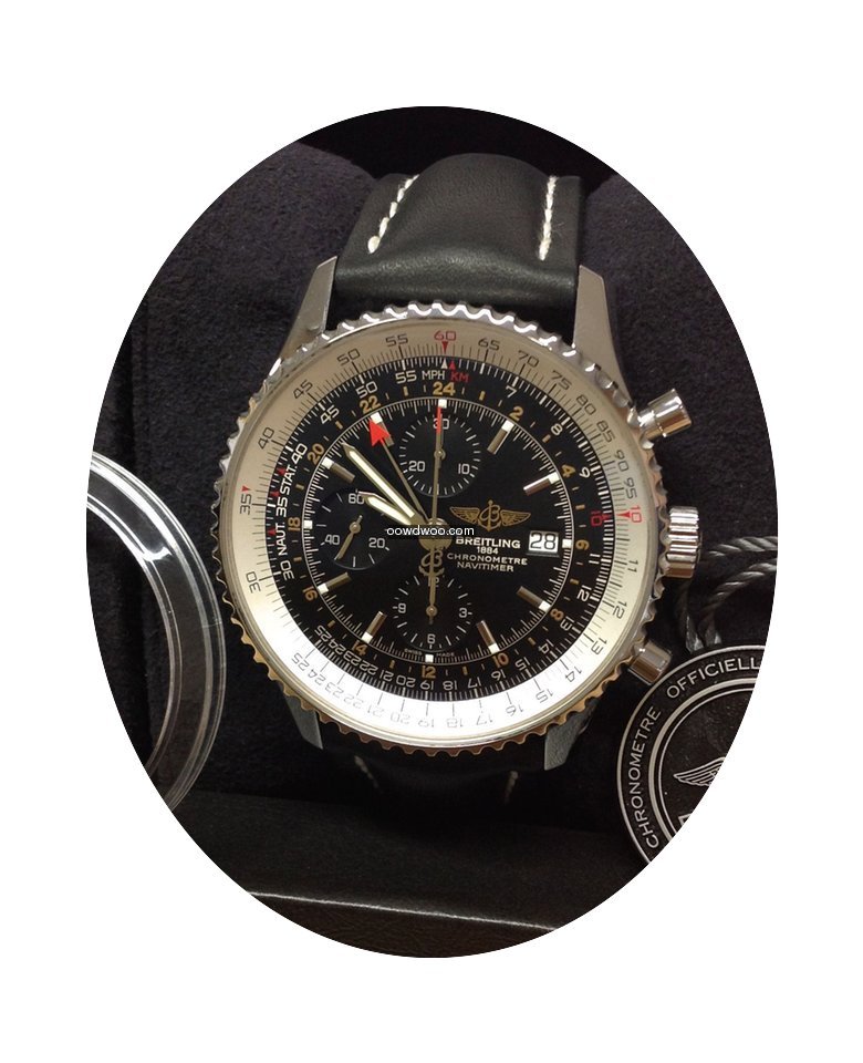 Breitling Navitimer World A24322 - Box &...