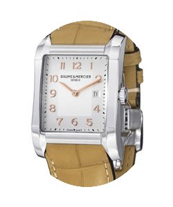 Baume & Mercier Hampton Rectangular ...