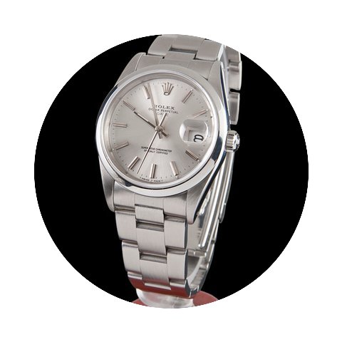 Rolex oyster date steel men size...