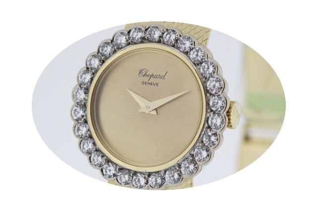 Chopard Vintage Ladies Watch solid 18K G...