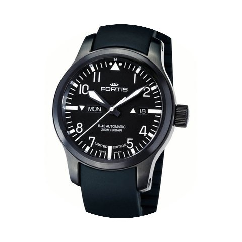 Fortis B-42 Flieger Black Day/Date 655.1...