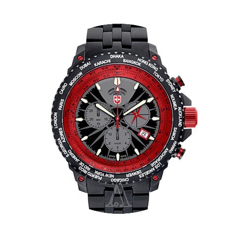 Swiss Military Men's Hurricane Worldtime...