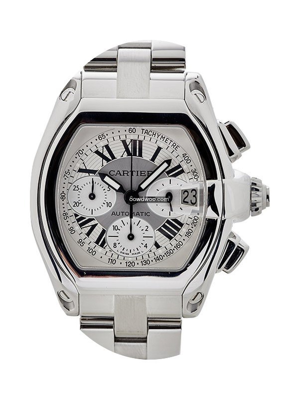 Cartier Roadster Cronografo Xl In Acciai...