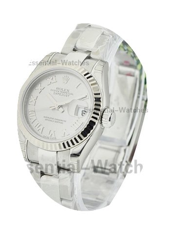 Rolex Used Lady's Steel Datejust with Oy...