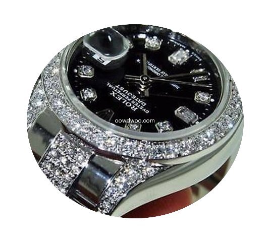 Rolex Ladies Datejust Watch Diamond Dial...