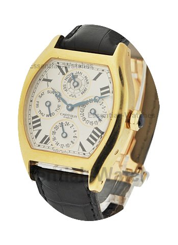 Cartier Tortue Two Time Zone Perpetual C...