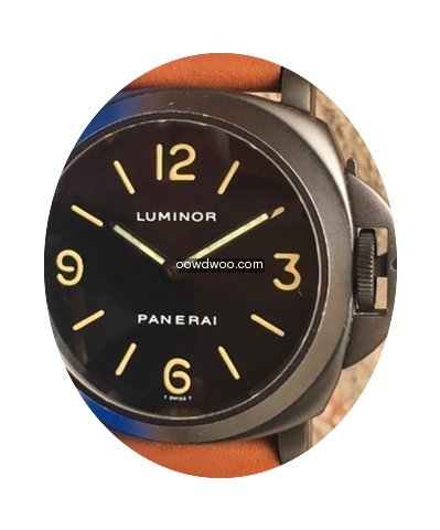 Panerai Luminor BASE PVD 009 A trizio...