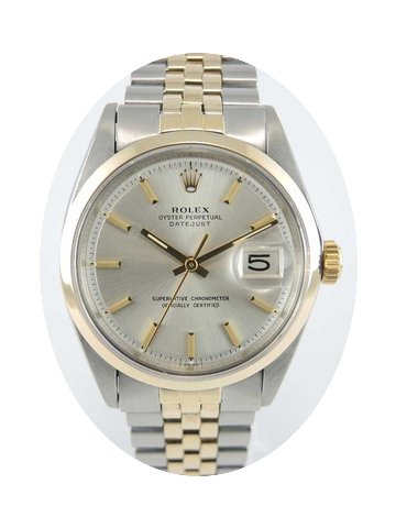 Rolex Datejust Vintage 1600 Lunette Liss...