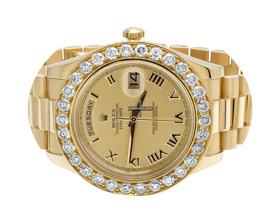 Rolex 18K Mens Yellow Gold Rolex Day-Dat...