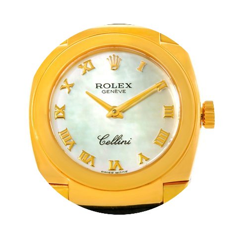 Rolex Cellini Cestello Ladies 18k Yellow...