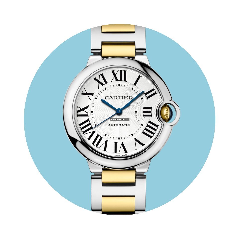 Cartier Ballon Bleu 36 mm Automatik Stah...