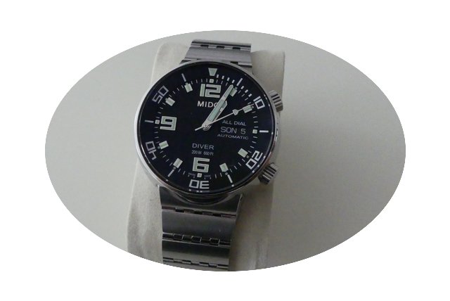 Mido All Dia Gent Diver, 42 mm, 20 ATM, ...