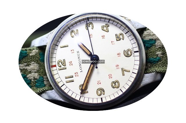Longines 1946 Vintage Calibre 12L Milita...