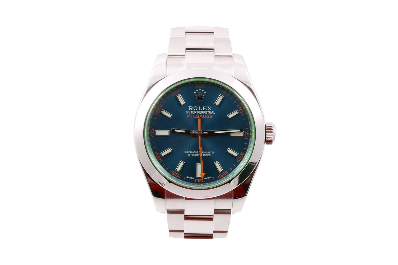 Rolex Milgauss 116400 Blue Dial Complete...