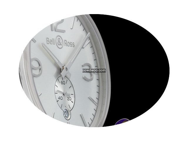 Bell & Ross BR 123 Officer Silver Automa...