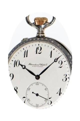 IWC Schaffhausen Niello Silver gent's po...