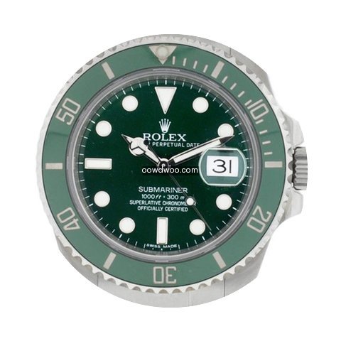 Rolex Anniversary “HULK” Submariner...