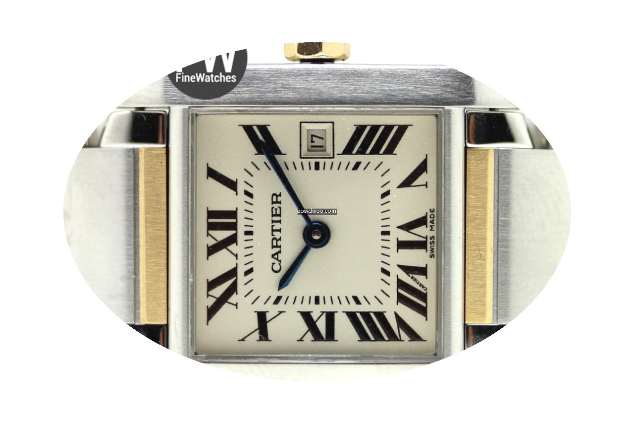 Cartier Tank Francaise Midsize Steel & G...