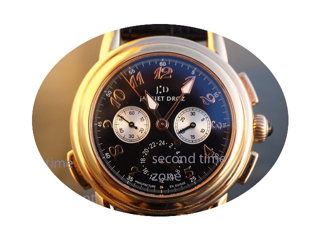 Jaquet-Droz chrono second time zone...