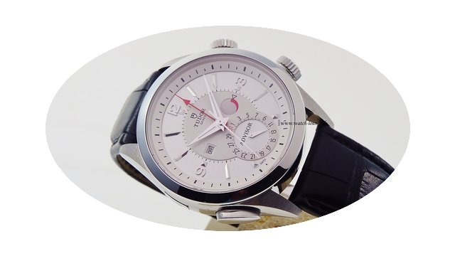Tudor Heritage Advisor silver dial black...
