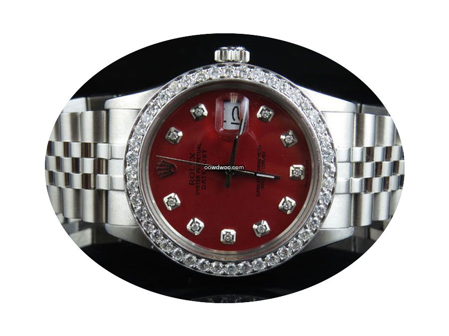 Rolex Mens Rolex Datejust Quickset 16014...