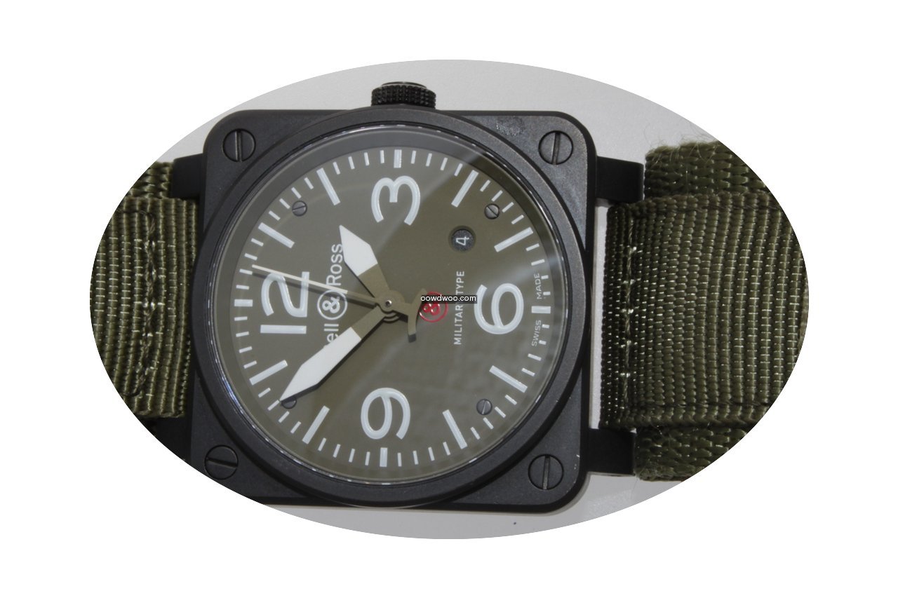 Bell & Ross Automatic Military Stainless...
