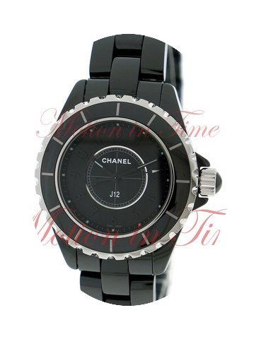 Chanel J12 33mm Quartz, Black Dial - Bla...