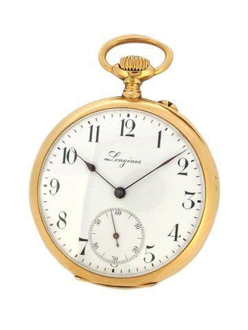 Longines 18K Gold Pocket Watch 5th Paris...