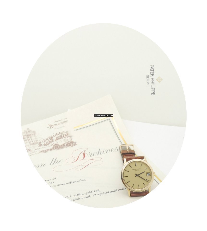 Patek Philippe Calatrava Yellow Gold VER...