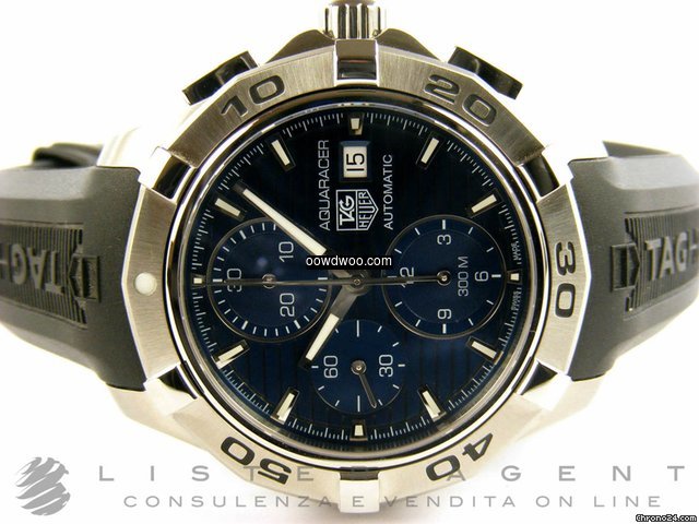 TAG Heuer Aquaracer crono in acciaio Blu...