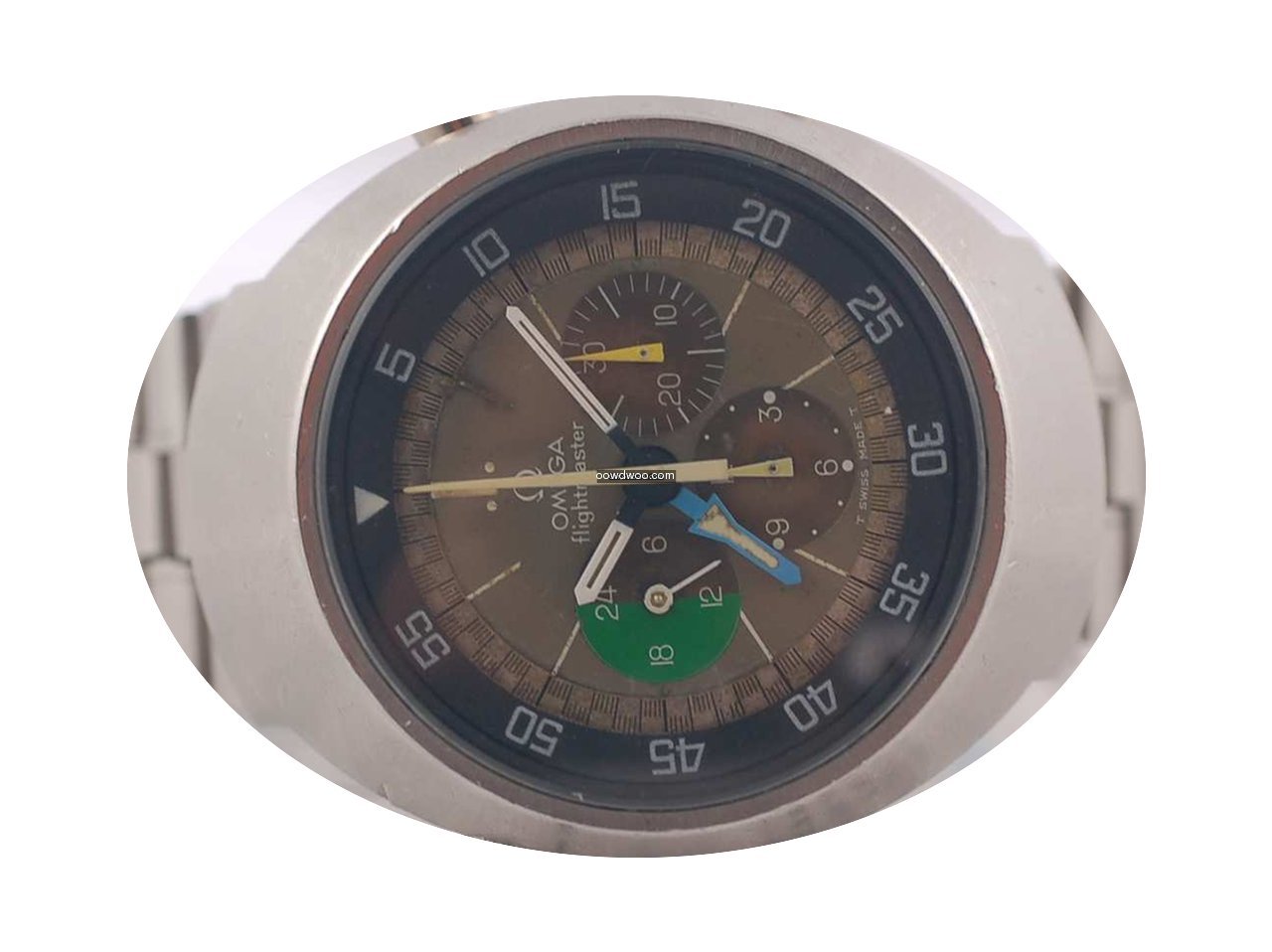 Omega Flightmaster GMT 910 tropical dial...