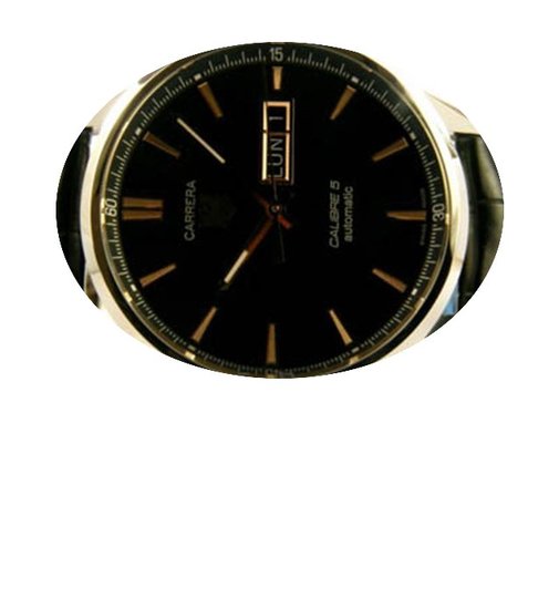 TAG Heuer Carrera Cal. 5 in acciaio Nero...