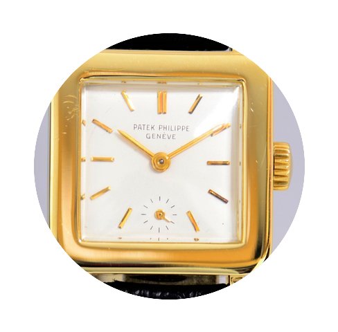 Patek Philippe 18K Gelbgold Square very ...
