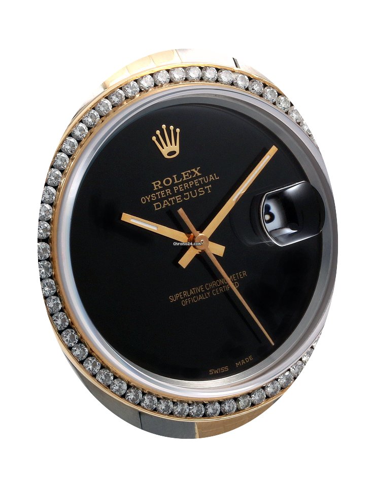 Rolex 36mm 18K/SS Datejust Custom Black ...