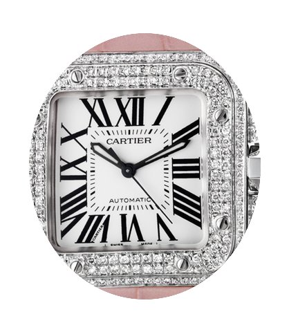 Cartier Santos 100 Midi W20106X8...