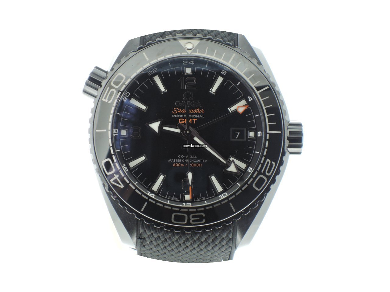 Omega Planet Ocean Deep Black GMT 45,5 m...