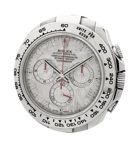 Rolex Daytona 18k White Gold Meteorite D...