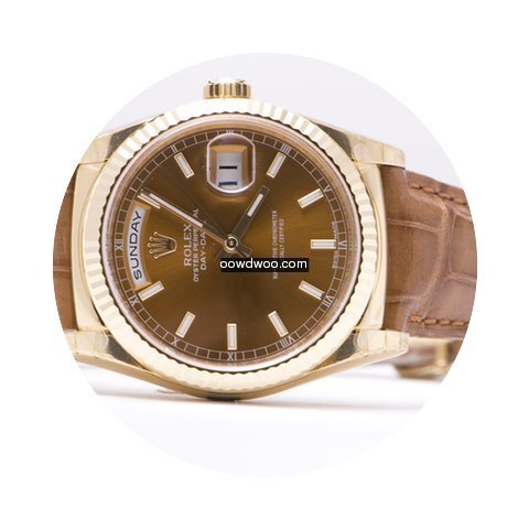 Rolex Day-Date Cognac...