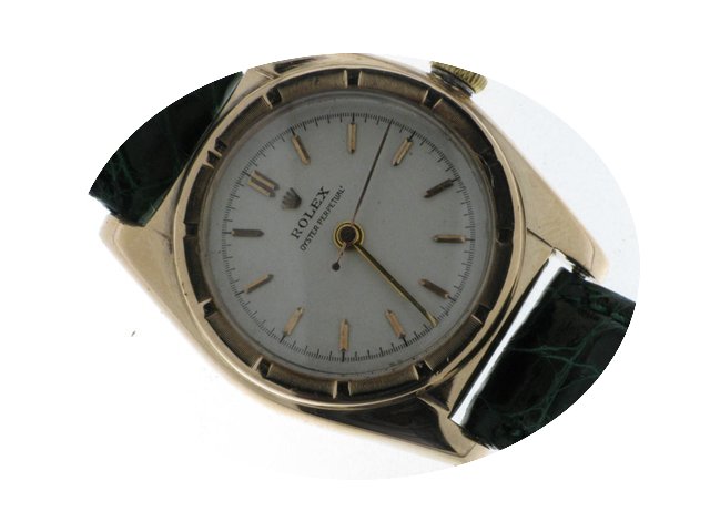 Rolex Ovetto Bubble Back Rose Gold 14kt...